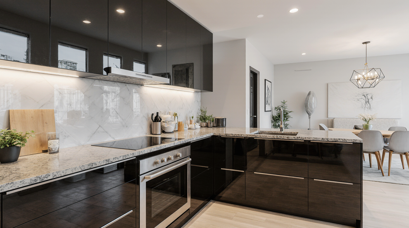 High Gloss Kitchen Cabinets For Sale