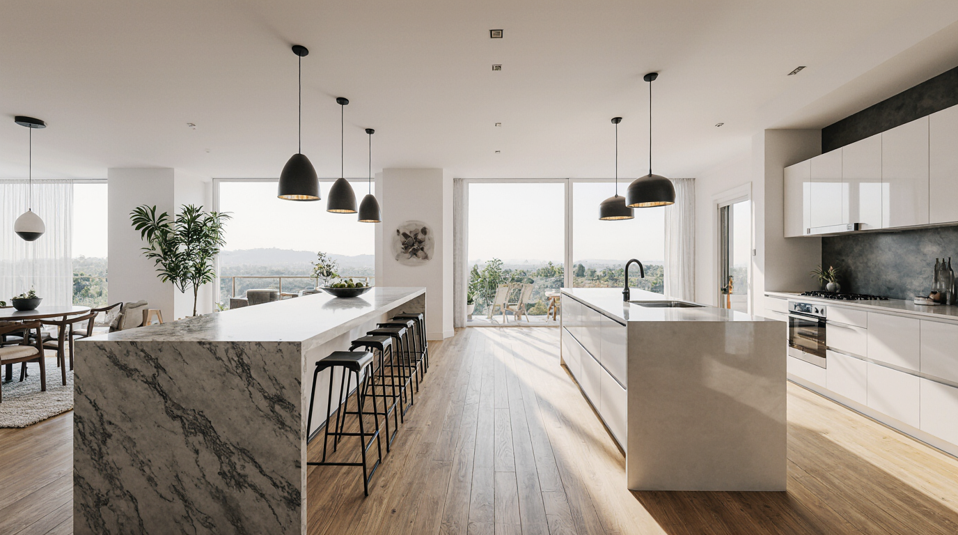 Long Kitchen Design