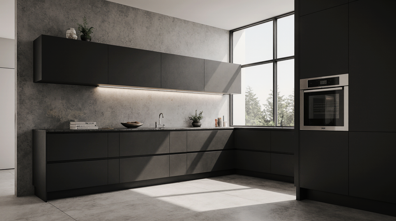 Black Modern Cabinet