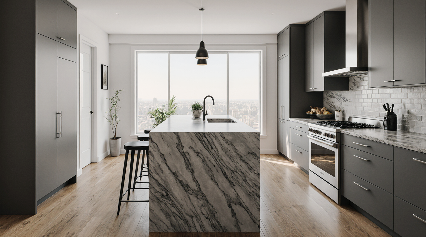 Gray Kitchen Design