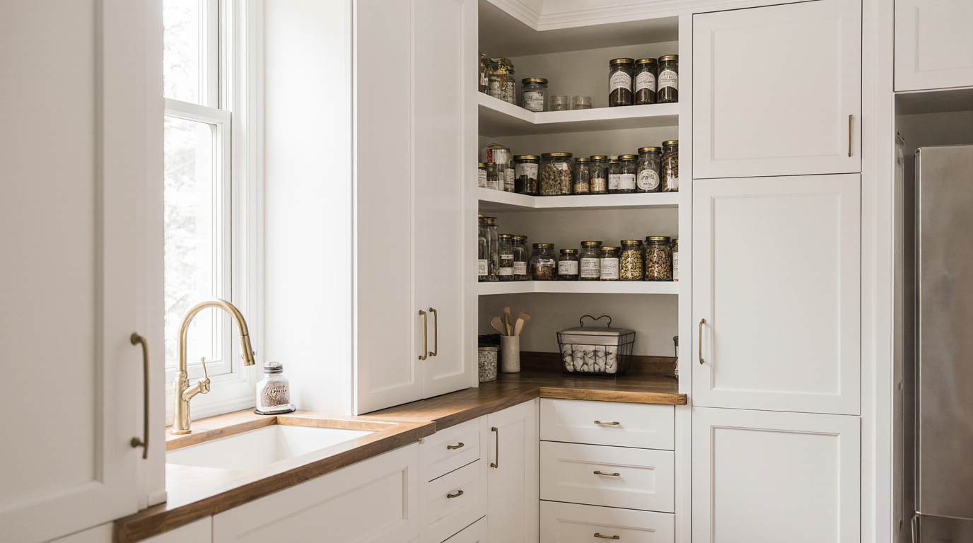 Corner Pantry Remodel