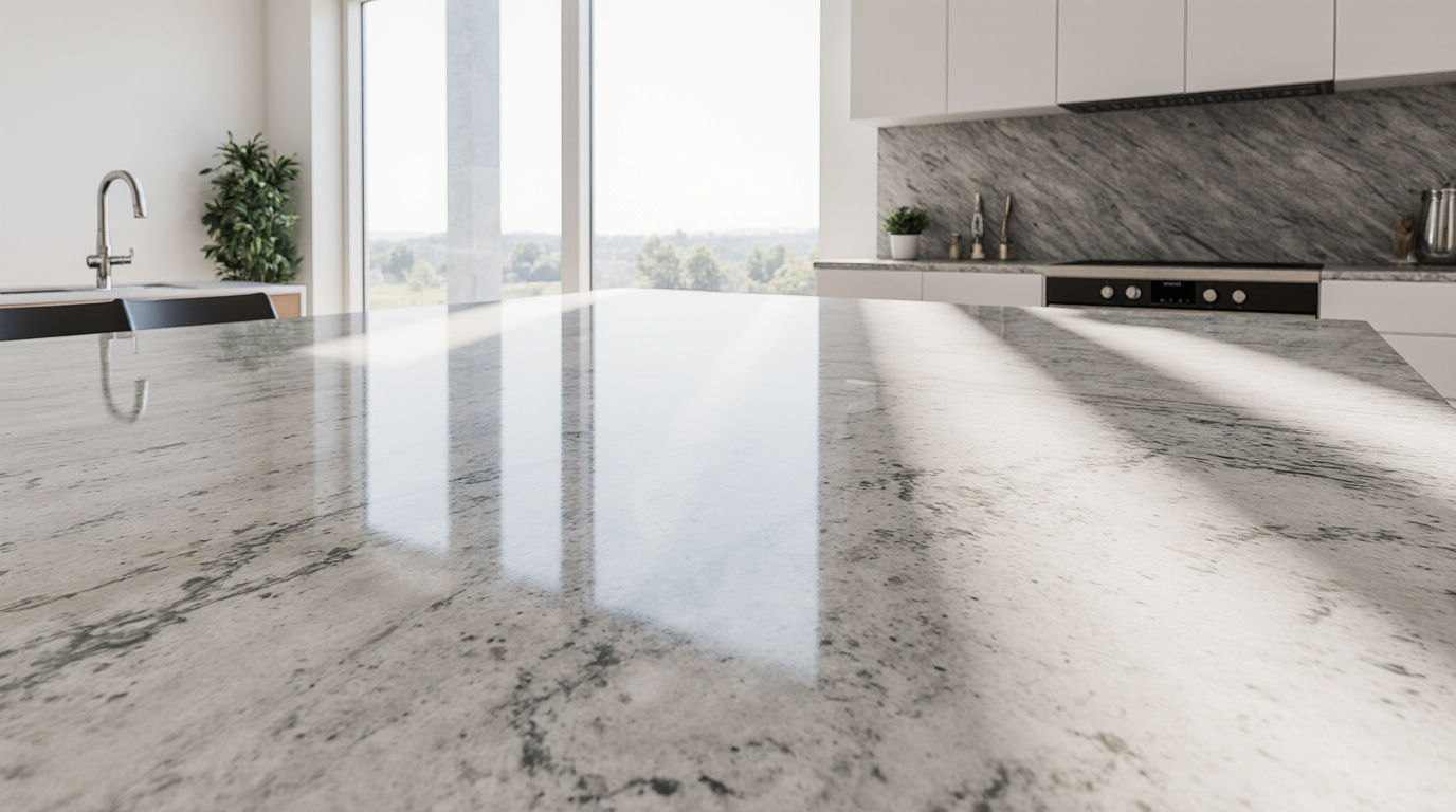 White Quartzite Countertops
