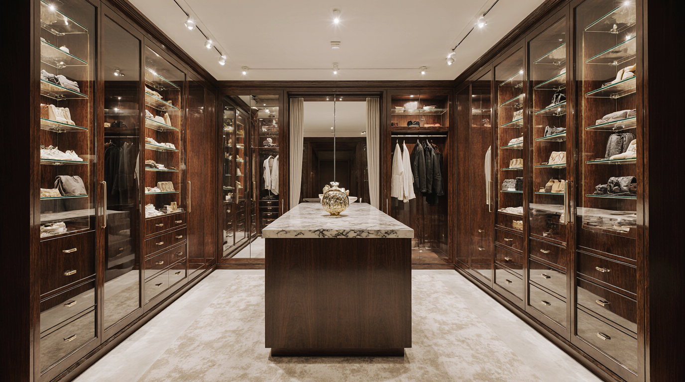 Fancy Walk In Closet