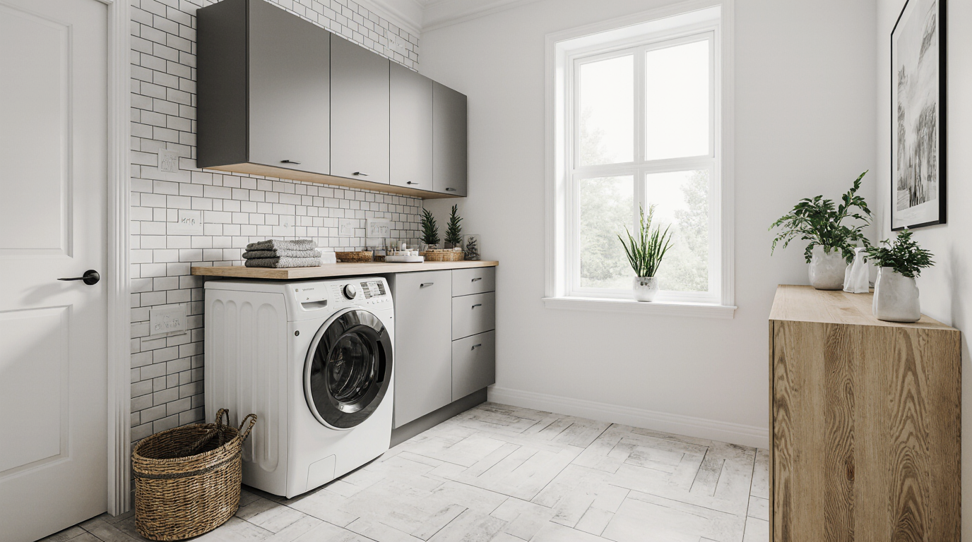 In my years designing and building custom cabinetry in Sarasota County, I’ve seen the same critical failure in laundry rooms time and again…