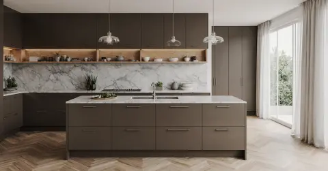 Many believe that achieving a sleek, modern brown kitchen in a coastal environment is a battle against nature. The assumption is that the h…