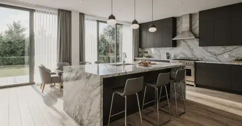 That oversized kitchen island is the social centerpiece of your home, but the wrong countertop material can become a maintenance headache i…