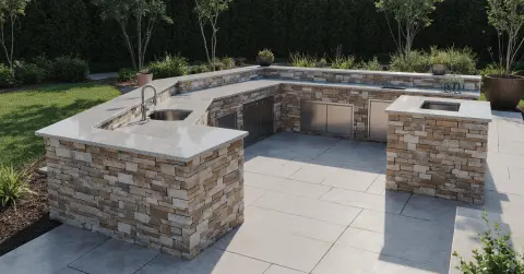 Choosing the right material for an outdoor kitchen is a critical decision that goes far beyond aesthetics. Under the intense Florida sun an…